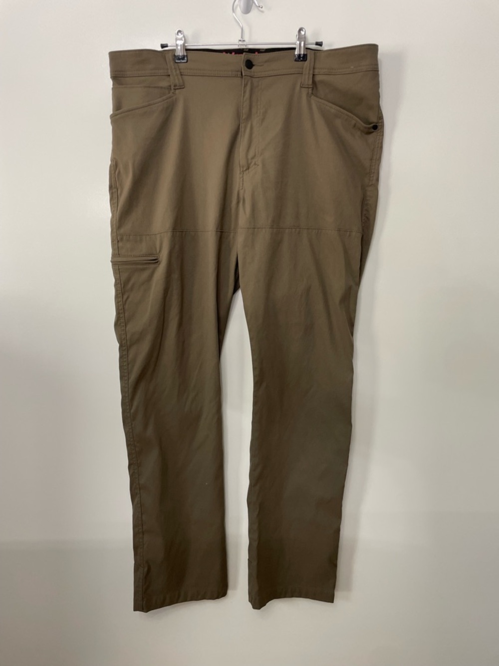 Wrangler ATG Utility Khaki Brown Pants Mens 38x32 Workwear Gorpcore Outdoor